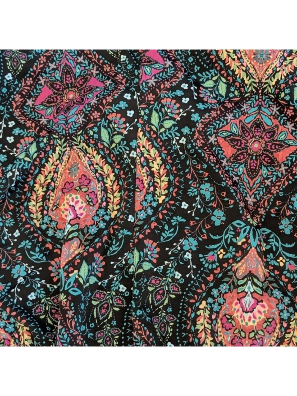 Torrid Wireless Plunge One-Piece Swimsuit plus Size 1x NWT Black & multicolored - Picture 9 of 11
